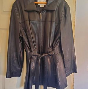 Genuine leather jacket Nine West